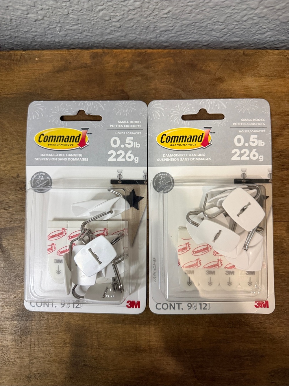Command Small Hooks Damage-Free Hanging - White (Pack of 2)
